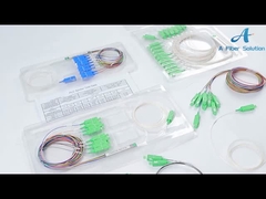 1×4 Faser-Optikteiler Sc APC, Weisen-Teiler Mini Type PLC 4 für Kabelfernsehen