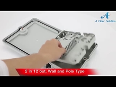 Optikanschlusskasten der Faser-IP65, FTTH-Transceiverkabel-Kasten-Schwarz-Farbe