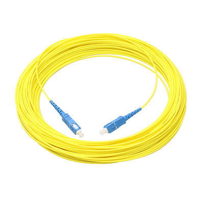 Qualität  FTTH Jumper Fiber Cable Assembly SC UPC To SC UPC Single Mode usine