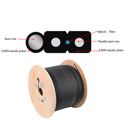 Kundengebundene Art im Freien schwarze Farbe des FTTH-Transceiverkabel-G657A1 G657A2