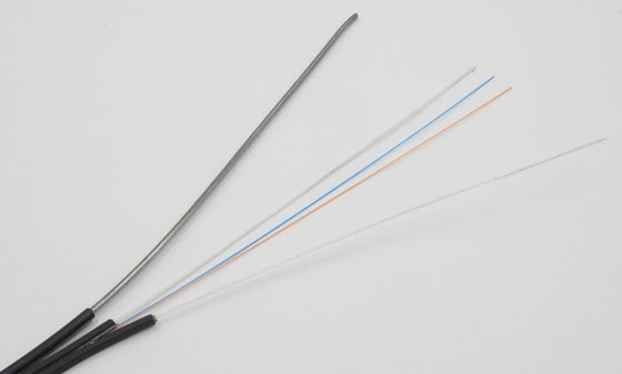 2 Faser-Optiktransceiverkabel des Kern-FTTH im Freien mit FRP-Stärke-Mitglied