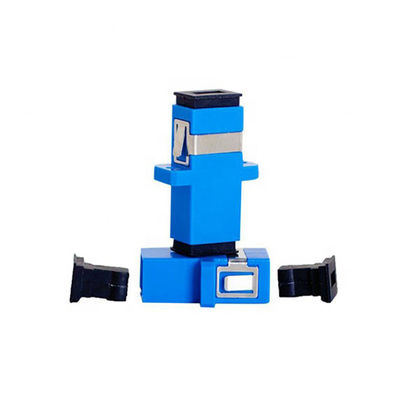 2 Port-Faser-Optikadapter Sc-PC Inspektion SX Singlemode Simplexbetrieb für FTTH-System