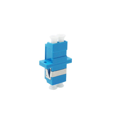 FTTH-Faser optischer LC-Duplexadapter mit Flansch-Bronzeärmel