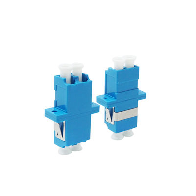 FTTH-Faser optischer LC-Duplexadapter mit Flansch-Bronzeärmel