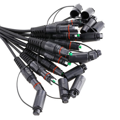 Kundengebundenes wasserdichtes Verbindungskabel FTTH für OptiTap Corning Sc APC