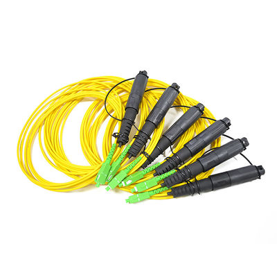 Wasserdichte FTTH-Lösung, FTTA-Verbindungskabel mit Sc verhärtete OptiTap-Verbindungsstück
