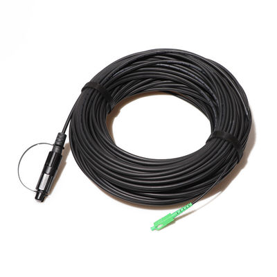 OptiTap Sc-Faser-Verbindungskabel einzelnes G657A1 3.0mm wasserdicht für im Freien