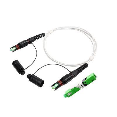 Wasserdichte FTTH Lösung Sc APC verstärkt mit Verbindungsstück Optitap H