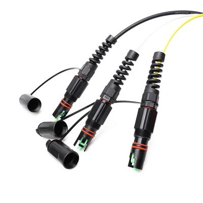 Wasserdichte FTTH Lösung Sc APC verstärkt mit Verbindungsstück Optitap H