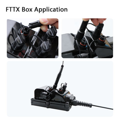 Kundengebundenes Sc Mini Optical Connector IP68 wasserdichtes verstärkt