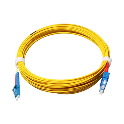 LWL - Kabel-Verbindungskabel Sc APC Inspektion DX zu LC UPC mit Clipn RoHS konform