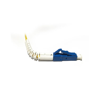 Duplex-Verbindungskabel-gelbe Farbe Multimodefaser Sc UPC 90 Grad-Winkel-Stiefel