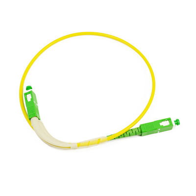 Kundengebundenes Faser-Verbindungskabel-Kabel 1m Sc LC mit 90 Grad-Winkel-Stiefel