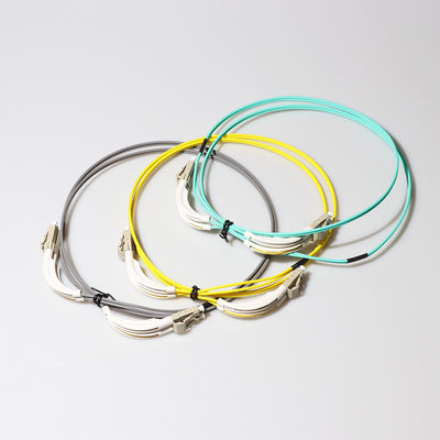 Kundengebundenes Faser-Verbindungskabel-Kabel 1m Sc LC mit 90 Grad-Winkel-Stiefel