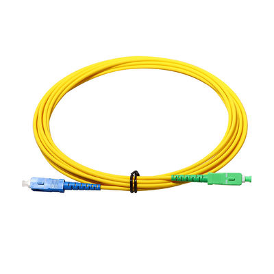 3mm LWL - Kabel-Verbindungskabel Sc UPC - Simplexmonomode- 9/125 Sc APC
