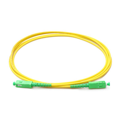 3mm LWL - Kabel-Verbindungskabel Sc UPC - Simplexmonomode- 9/125 Sc APC