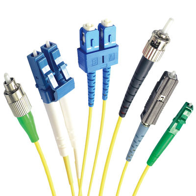 3mm LWL - Kabel-Verbindungskabel Sc UPC - Simplexmonomode- 9/125 Sc APC
