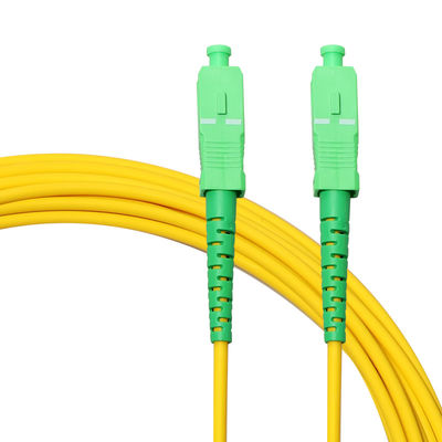 Elektrisches Faser-Optikverbindungskabel Sc APC zu Sc UPC 3 Meter