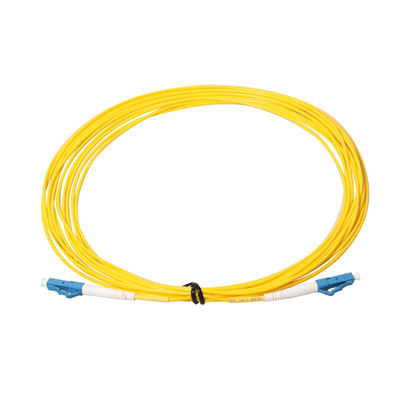 Gelbes Multimodefaser-Flecken-Kabel, Verbindungskabel St. FC 3 Meter UPC-PC-APC Sc-LC
