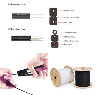LWL - Kabel-Verbindungskabel Sc APC Sc-UPC, Transceiverkabel im Freien G657A des Pullover-FTTH