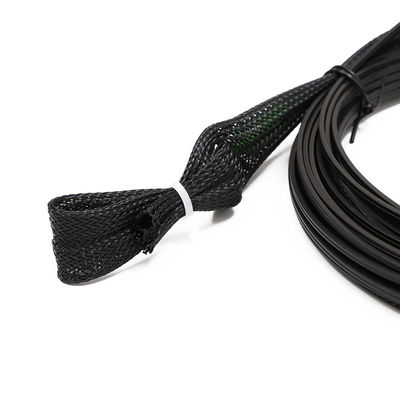 Schwarze LWL - Kabel-Versammlung, Ende Sc APC des Verbindungskabel-1 Kern-einer mit ziehendem Auge