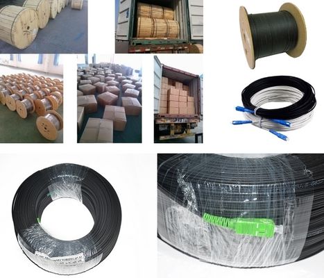 Tropfen-Lichtwellenleiter des Fabrikpreis-1,2 flacher des Kern-FTTH G657A1 G657A2