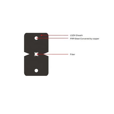 1 gjxh g657a1 g657a2 g652d gjyxfch gjyxch Kerne 4core 12core des Kernes 2 ftth FaseroptikInnentransceiverkabel im Freien