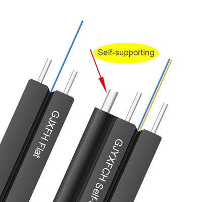 Neue 2,4 Faser ftth Transceiverkabel Abbildung 8-Selbst-Unterstützung GYXTC8Y GYXTC8H Faseroptiktransceiverkabel im Freien