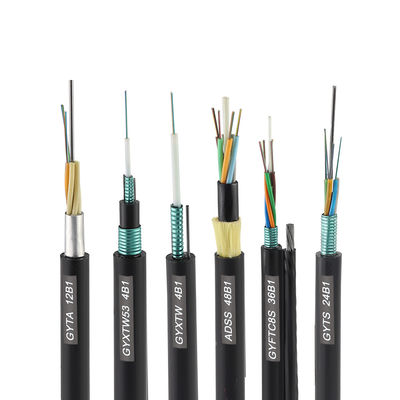 Adss-Lichtwellenleiter 2 4 8 24 48 96 Monomode--dunkler von der LuftLichtwellenleiter ADSS des Kern-12 der Faser-G652D im Freien