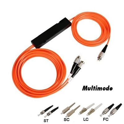 1x2MM FBT Faser-bestätigte Optikteiler ODM-Soem in mehreren Betriebsarten mit RoHS