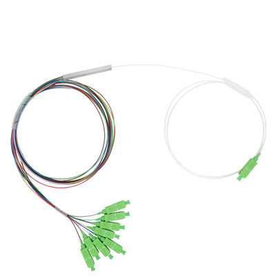Kundengebundener FTTH-Faser-Optikteiler 1x8 PLC Mini Steel Tube Type