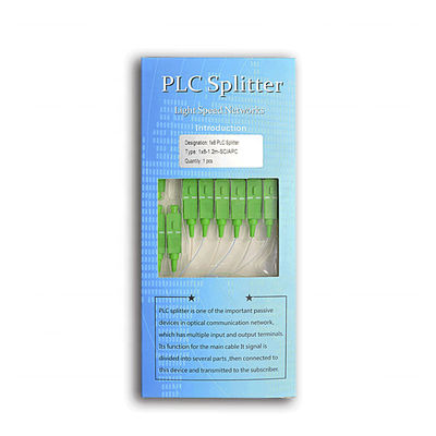 Kundengebundener FTTH-Faser-Optikteiler 1x8 PLC Mini Steel Tube Type