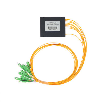 ABS 1×8 packen PLC-Teiler mit Faser-Art des Verbindungsstück-8 der Weisen-G657A1 ein