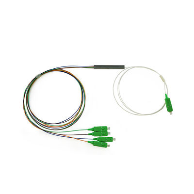 Faser-Optikteiler G657A1 FTTH 1x2, Mini-PLC-Teiler Sc APC 0.9mm