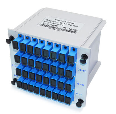kundengebundener Faser-Optikteiler, Kassette 1X32 PLC-Teiler mit Verbindungsstück Sc UPC