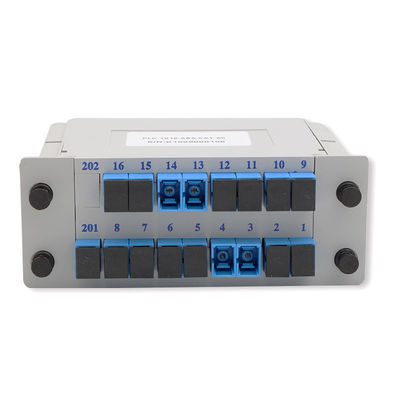 Sc UPC Kassetten-Art 1650nm-Wellenlänge des PLC-Faser-Optikteiler-1x16