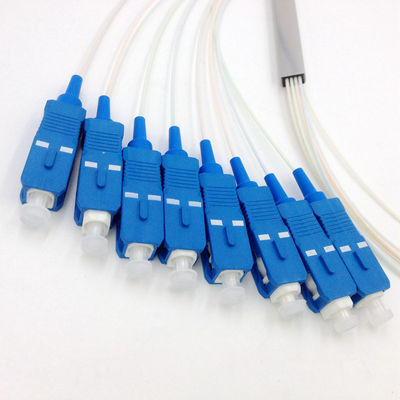 1 Meter-Faser Optikmini-PLC-Teiler 1x8 mit Verbindungsstück Sc UPC