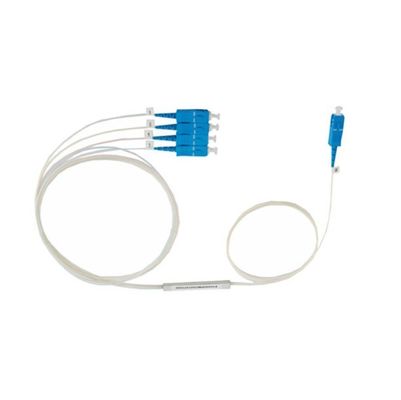 1×4 Faser-Optikteiler Sc APC, Weisen-Teiler Mini Type PLC 4 für Kabelfernsehen