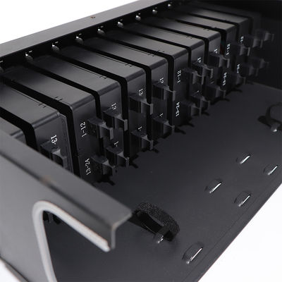 Optik-MPO Schalttafel HD 1U 2U 4U der Faser-mit 72 Hafen des Hafen-64 des Hafen-48