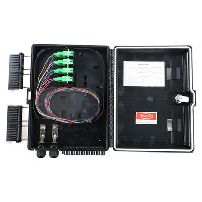 Optikanschlusskasten der Faser-IP65, FTTH-Transceiverkabel-Kasten-Schwarz-Farbe