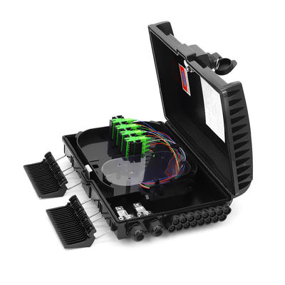 Optikanschlusskasten der Faser-IP65, FTTH-Transceiverkabel-Kasten-Schwarz-Farbe