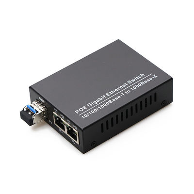Faser-Ethernet-Medien-Konverter 20km SFPs LC für Netz FTTH FTTB FTTX