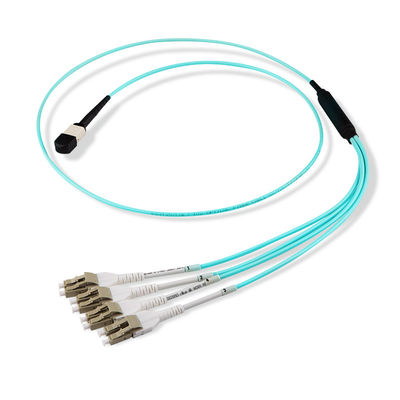 8 Kern-LWL - Kabel-Verbindungskabel des Kern-12 männlich-weiblicher Fanout-Ausbruch MPO MTP zu LC