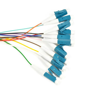 Kundengebundenes 12 Faser-Verbindungskabel Singlemode 1M Fanout des Kern-0.9mm MPO