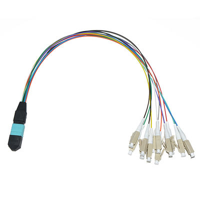 8 Kern-bunte LWL - Kabel-Versammlung MPO zu St.-Sc 0.9mm UPC LC-FC Ausbruch