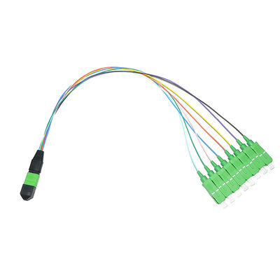 8 Kern-bunte LWL - Kabel-Versammlung MPO zu St.-Sc 0.9mm UPC LC-FC Ausbruch