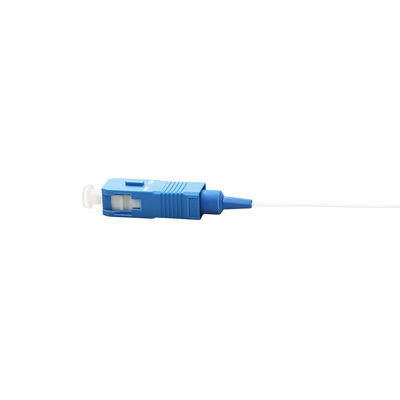 0.9mm Durchmesser-LWL - Kabel-Versammlung Sc 9/125 G657A1/UPC poliertes Simplexweißes