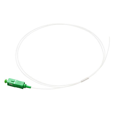 0.9mm Durchmesser-LWL - Kabel-Versammlung Sc 9/125 G657A1/UPC poliertes Simplexweißes