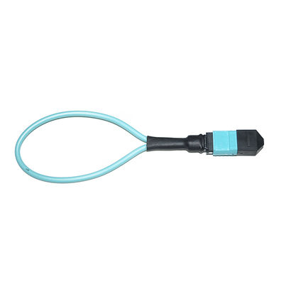 MTP MPO Faser des Faser-Optikloopback-OM3 24 für Data Center Soem
