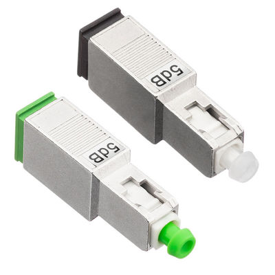 Faser-Optikabschwächer des Simplexbetrieb-2.0mm, 5db Abschwächer Sc APC mit Metallplastik